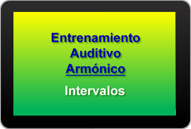 Entrenamiento auditivo armónico: los intervalos