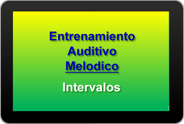 Entrenamiento auditivo melódico: los intervalos